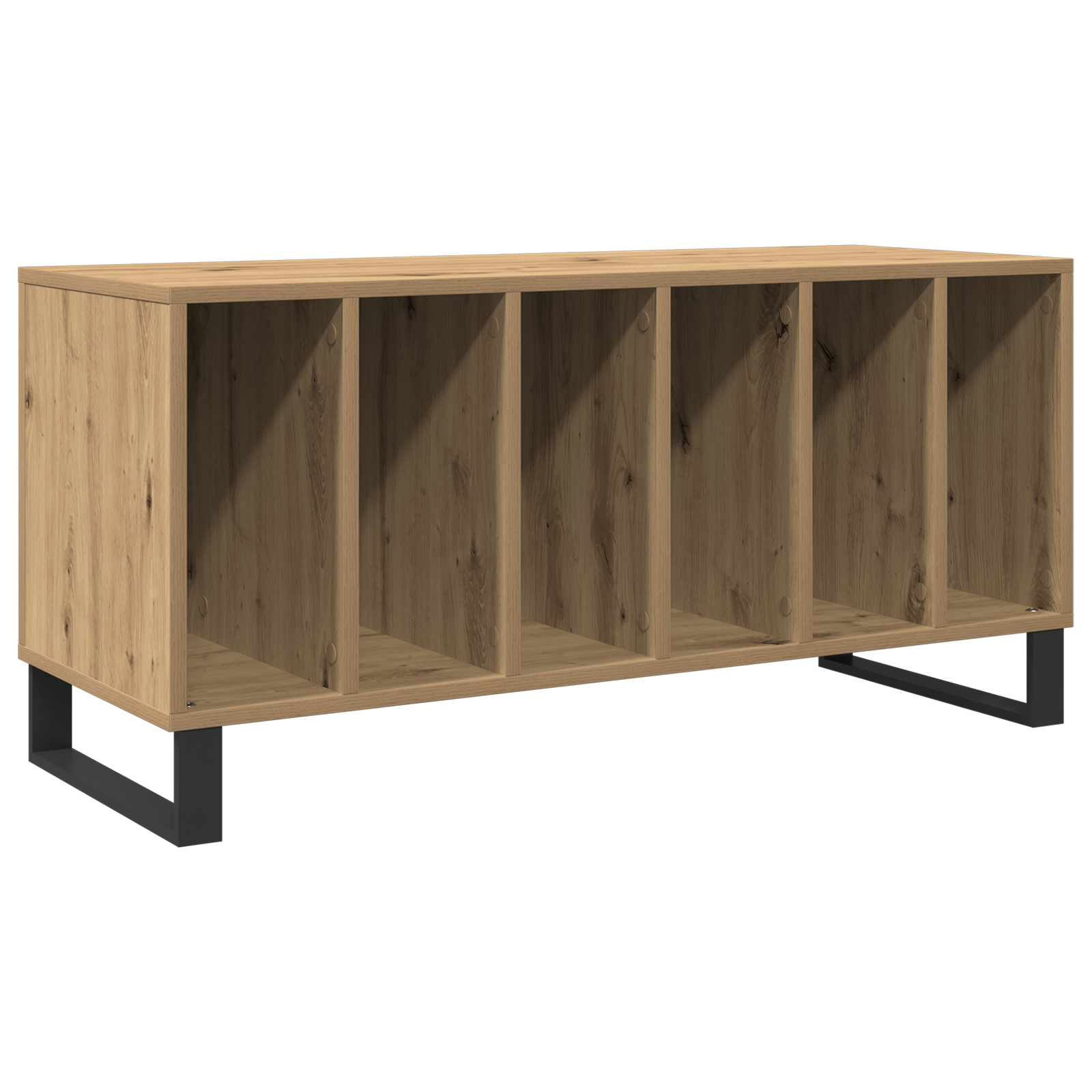 Conjunto 1 Armário De Armazenamento De Mídia Vidaxl Castanho Derivados De Madeira (100 X 38 X 48 Cm)