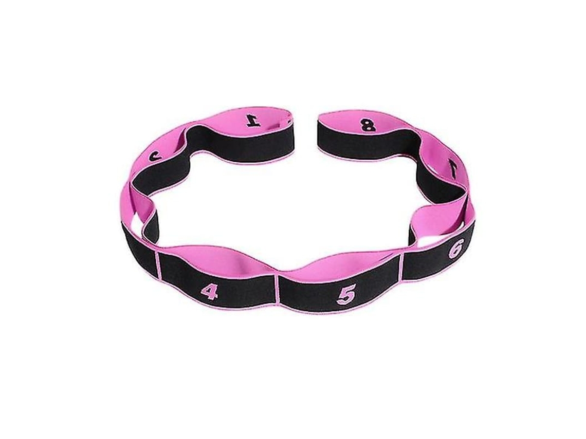 Cinta De Estiramiento Yoga Ballet, Loop De Flexibilidade, Banda De Treinamento De Dança, Fisioterapia (rosa Preto)