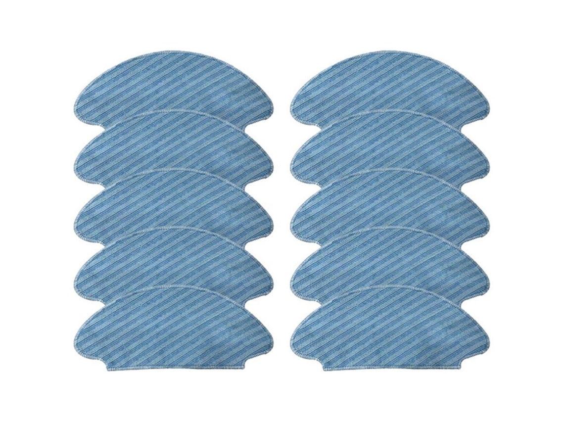 Conjunto de 10 Panos Limpeza para Aspirador Robô Rg6875, Acessórios de Reposição para Limpeza Doméstica BRILVIBERA