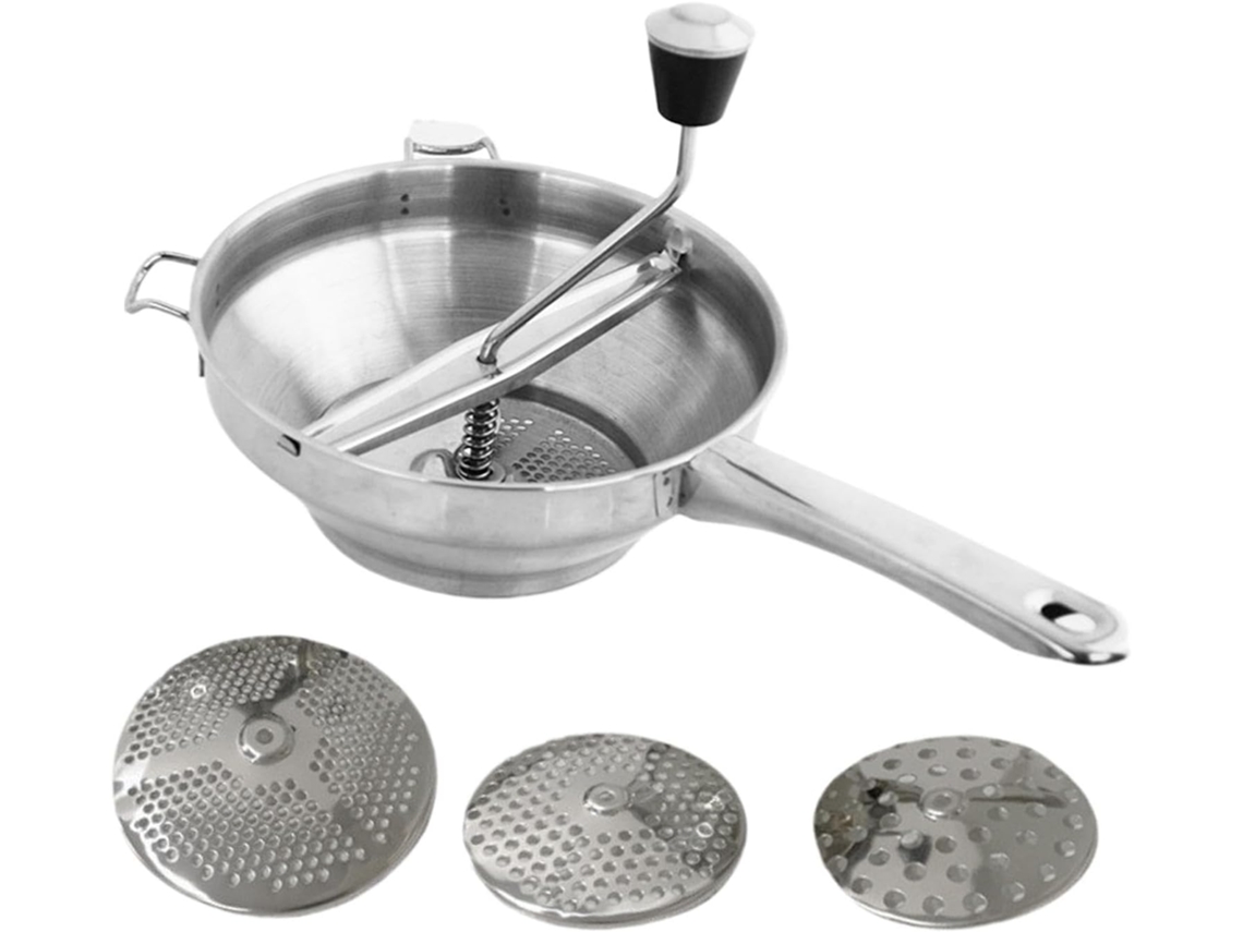 Triturador De Alimentos Para Purê Maçã, Moedor Manual Com Manivela