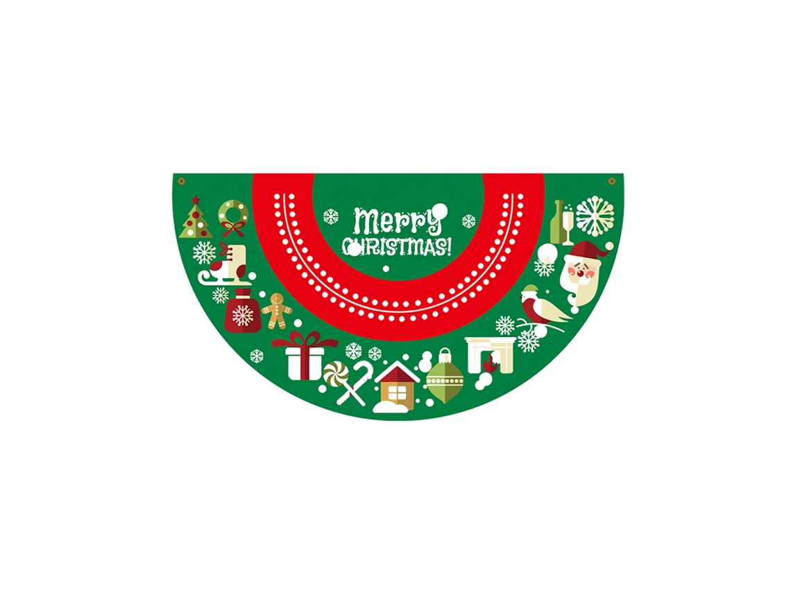 Bandeira De Natal Decoração Externa Suspensão Jardim