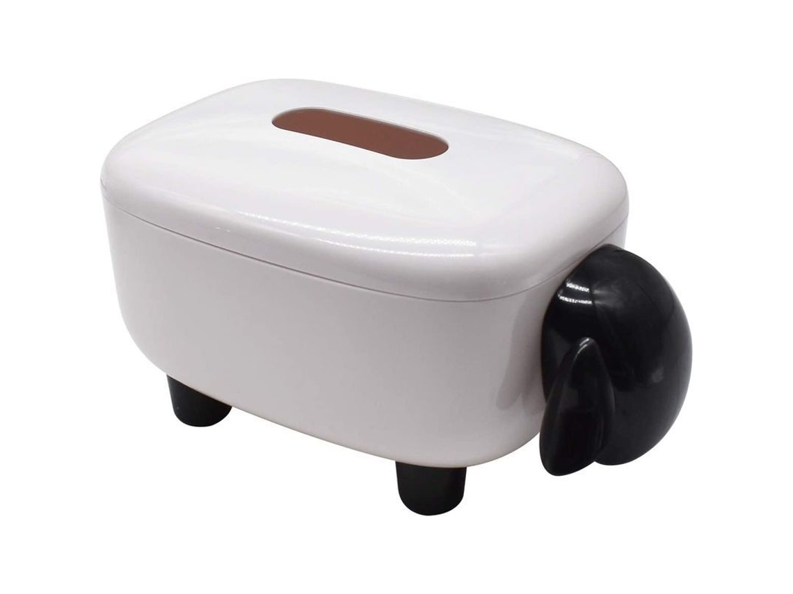 Porta Guardanapos em forma de ovelha, dispenser de papel toalha, preto | S/MARCA
