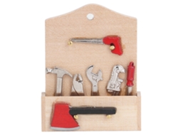 Ferramentas Em Miniatura 1:12 Para Casa De Bonecas Acessórios Decoração Modelo Betula