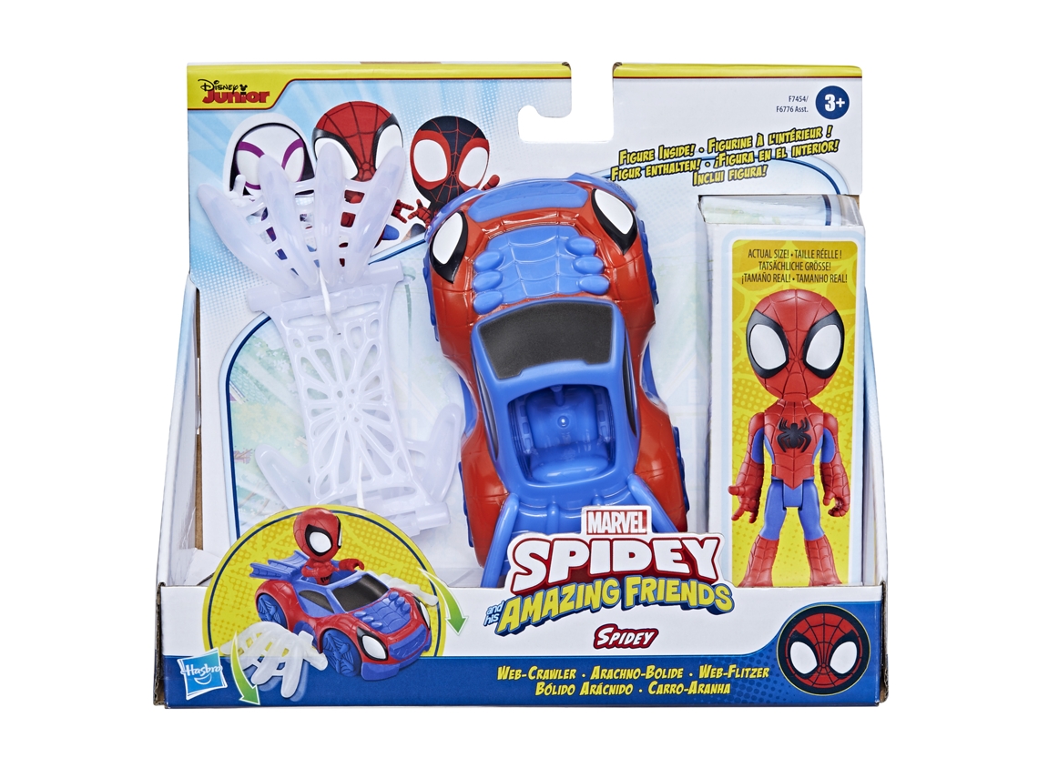 Figura de Ação SPIDEY AND HIS AMAZING FRIENDS Marvel Spidey Carro-Aranha (Idade Mínima: 3 anos)