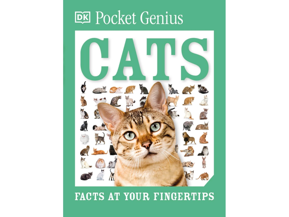 Livro Pocket Genius Cats de Dk (Inglês)