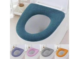 Peça Capa Para Assento Sanitário Quente De Inverno Tapete Para Vaso Sanitário Lavável Acessórios Para Banheiro Tricô Cor Pura Al Aquaforge