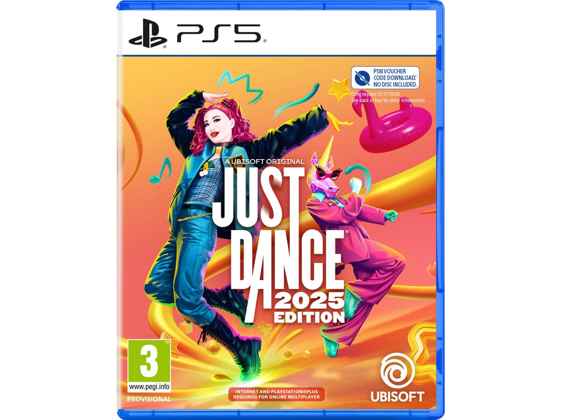 Jogo PS5 Just Dance 2025 (Código de Descarga na Caixa)