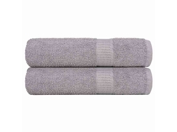 Shower Towel, Shower Towels Vidaxl Cinzeto Algodão (70 X 140 Cm)