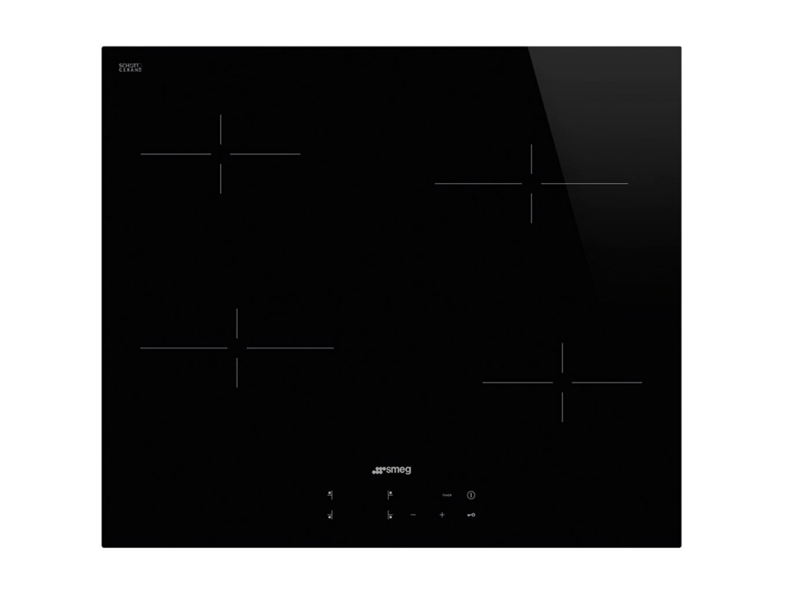 PLACA VITROCERÂMICA SMEG SE264TD1 (Elétrica - 60 cm - Preto)