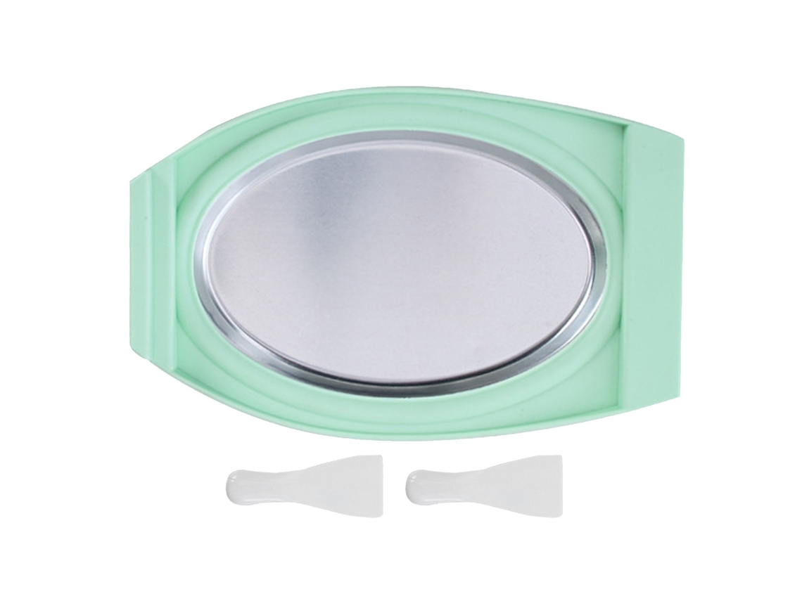 Sorveteira Enrolada, Verde, Mini Compacta, Fácil De Usar, Sorvete Iogurte Congelado Diy