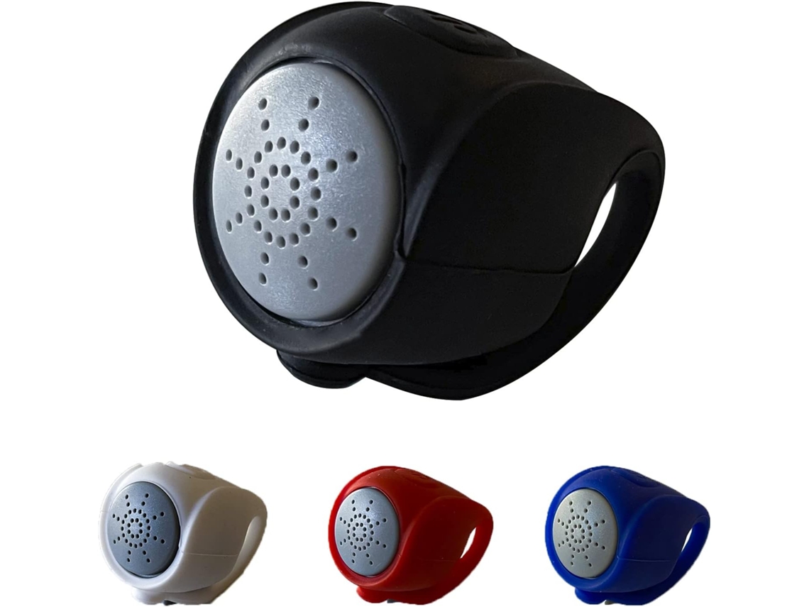 Buzina Elétrica Para Bicicleta - Campainha À Prova D'água De 95 Db Para Bicicletas De Montanha E Estrada, Scooters E Guidão (preta)