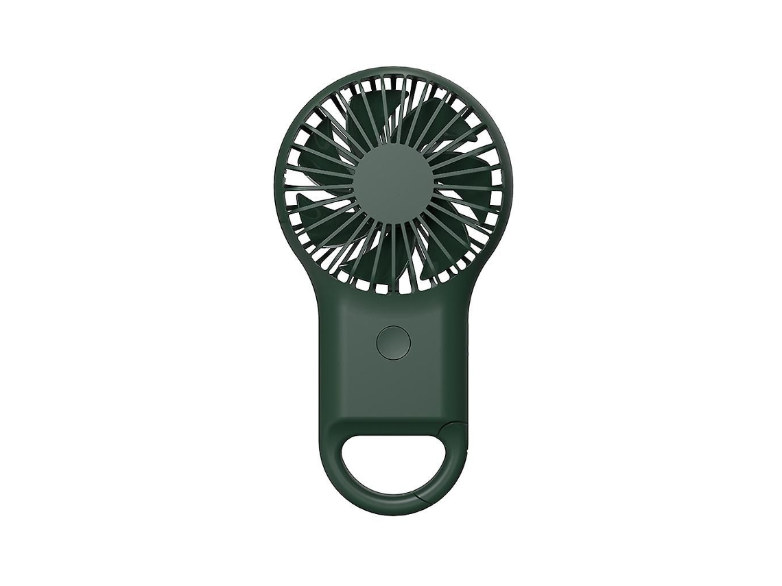 Ventilador Portátil De Mão, Pequeno, Recarregável Via Usb, Com 3 Velocidades.