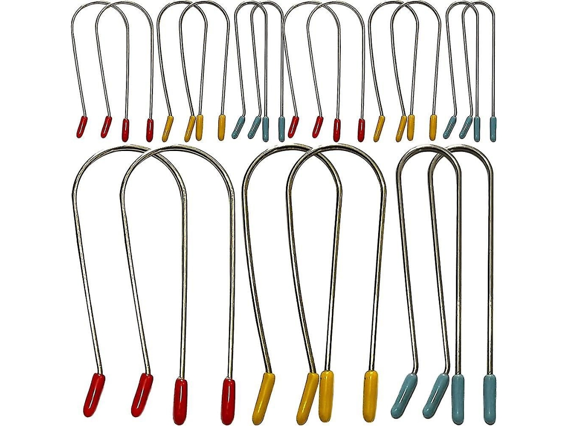 Pack 24 Presilhas Substituição Modeladores Cachos Quentes. Fixação para Rolos. Uso Doméstico Ou Salão Beleza.