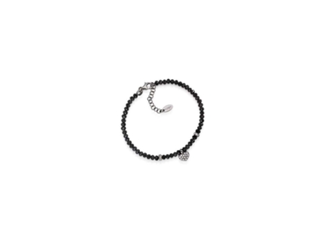 Relógio Amen Mod. Cuore e Pietre Dure Black Silver 925