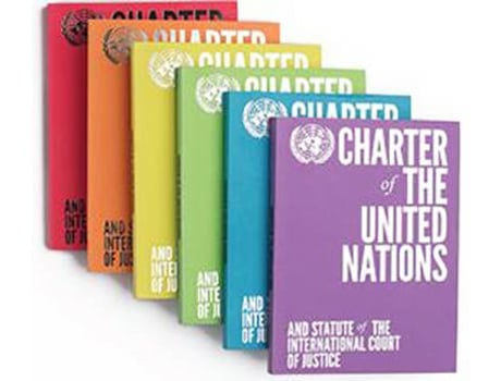 Livro charter of the united nations and statute of the international court of justice de department of public information (inglês)