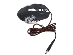 Rato Gamer com Fio EOOCOO (usb Óptico com Luz de Fundo Rgb)