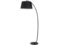 Abajur de Arco Curvo para Sala luminária Moderna em Metal Preto lâmpada de Pé com Linha Elegante BTFORUS