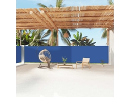 Vidaxl Toldo Lateral Retrátil 160x1200 Cm Azul