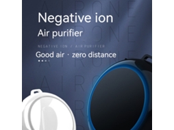 Primerox purificador de Ar Portátil Gerador de Íons Negativos Bateria 250mah Modos Ajustáveis Baixo Ruído