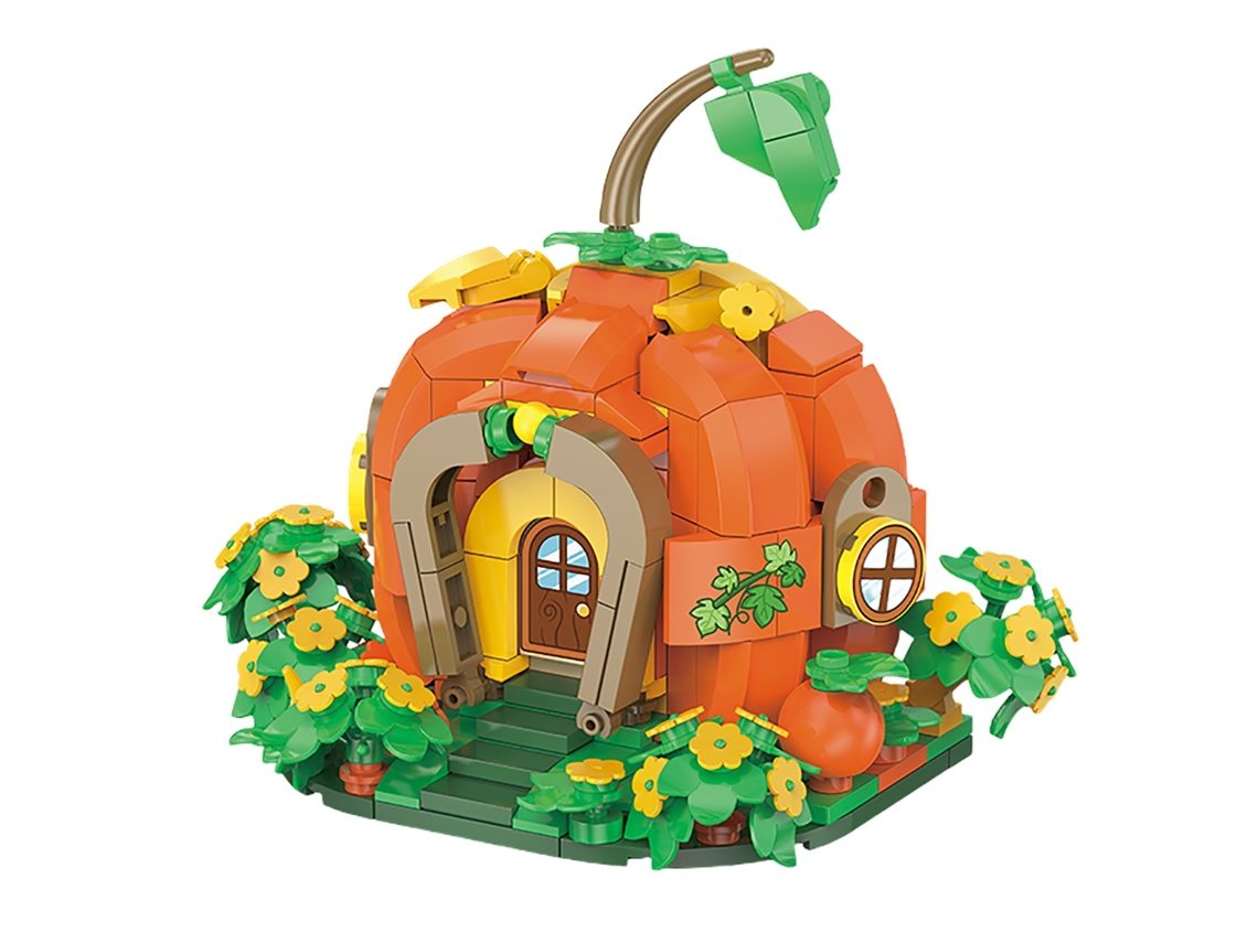 Ats bloques de Construção Casa de Frutas: Brinquedo Educatsivo Bonito e Colorido para Crianças com Forma de Casa