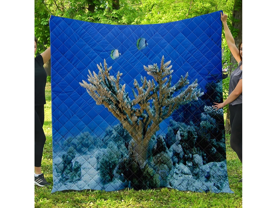 Colcha Acolchoada Fansu Capa de Cama com Estampa Ar Condicionado Conjunto Roupa para Sofá Crianças e Adultos 2