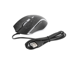 Mouse Gamer Ajazz Aj119 autorizado Preto LAXISCREED 800‑2400 Dpi Programável Iluminado