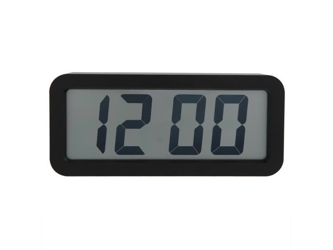 HURRISE Despertador Digital Requintado Lcd Digital Eletrônico Despertador de Mesa Musical Relógio Pendurado Branco Relógio Deco