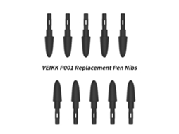 Veikk P001 10 Peças De Pontas De Caneta De Reposição Resistentes Ao Desgaste Para Tablets Gráficos S640 A30