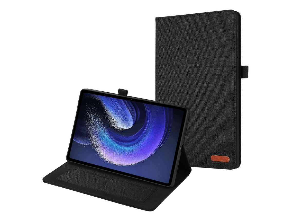 Capa de couro e tecido Webake para tablet Xiaomi Pad 6 / Pad 6 Pro