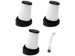 Kit Com 3 Filtros De Reposição Para Aspiradores De Pó Grundig Vch9832, Vch9629, Vch9630, Vch9631 E Vch9632.