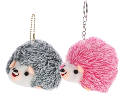 Conjunto De 4 Adoráveis Pingentes Pelúcia Em Formato Ouriço Para