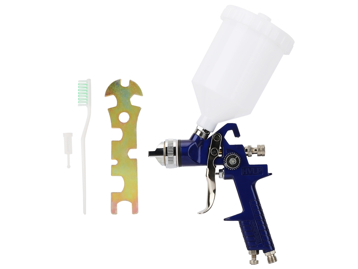 Pistola De Pulverización Neumática De Alta Presión Herramienta De Pintura Por Gravedad 1.4mm