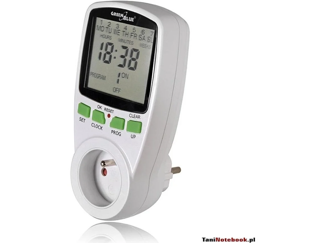 Tomada Programável com Temporizador Digital GREENBLUE Gb105