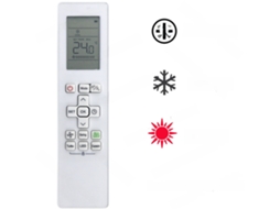 Controle Remoto de Ar Condicionado HENTEN HOME para Midea Rg10x1 /bgef (g2hs)