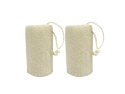 Fasst 2 Escovas de Banho de Esponja de Loofah Natural Exfoliantes para Espalda e Corpo para Homens e Mulheres CUIDADOS