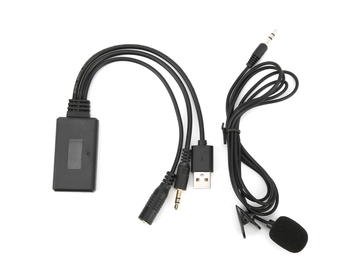 Cabo Adaptador Bluetooth 5.0 Aux Com Microfone Para Chamadas Em Modo Mãos, Livres, Compatível Com Ford Focus E Mondeo