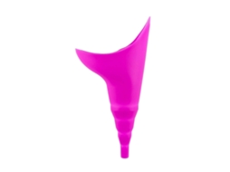 Embudo De Urina De Silicona Suave Plegable Antifugas Ligero Para Mujer Camping Viaje Rosa