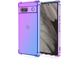 Capa Protetora Antiqueda Antiarranhões para Google Google Pixel 7A HONGWE. Transparente