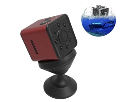 Filmadora KKVOGMLE Compact Dv 1080P Mini Câmara Wi-Fi com Visão Noturna Infravermelho