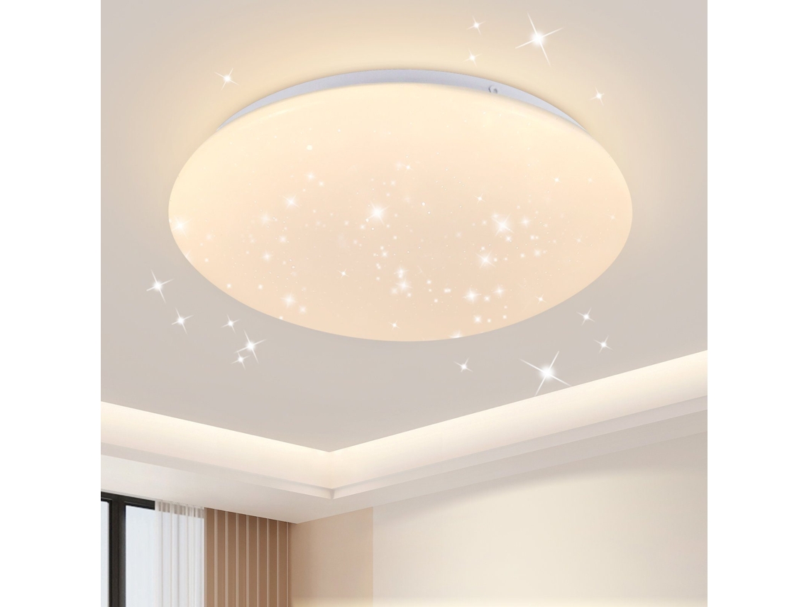 Zmh Luminária De Teto Led Starry Sky 12w Para Quarto - Design Moderno E Elegante
