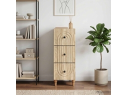 Vidaxl Gabinete De Gavetas 33 X 34,5 X 90 Cm Derivados De Madeira