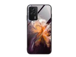 Capa De Celular Xiaomi Redmi K60e Em Vidro Com Padrão De Mármore