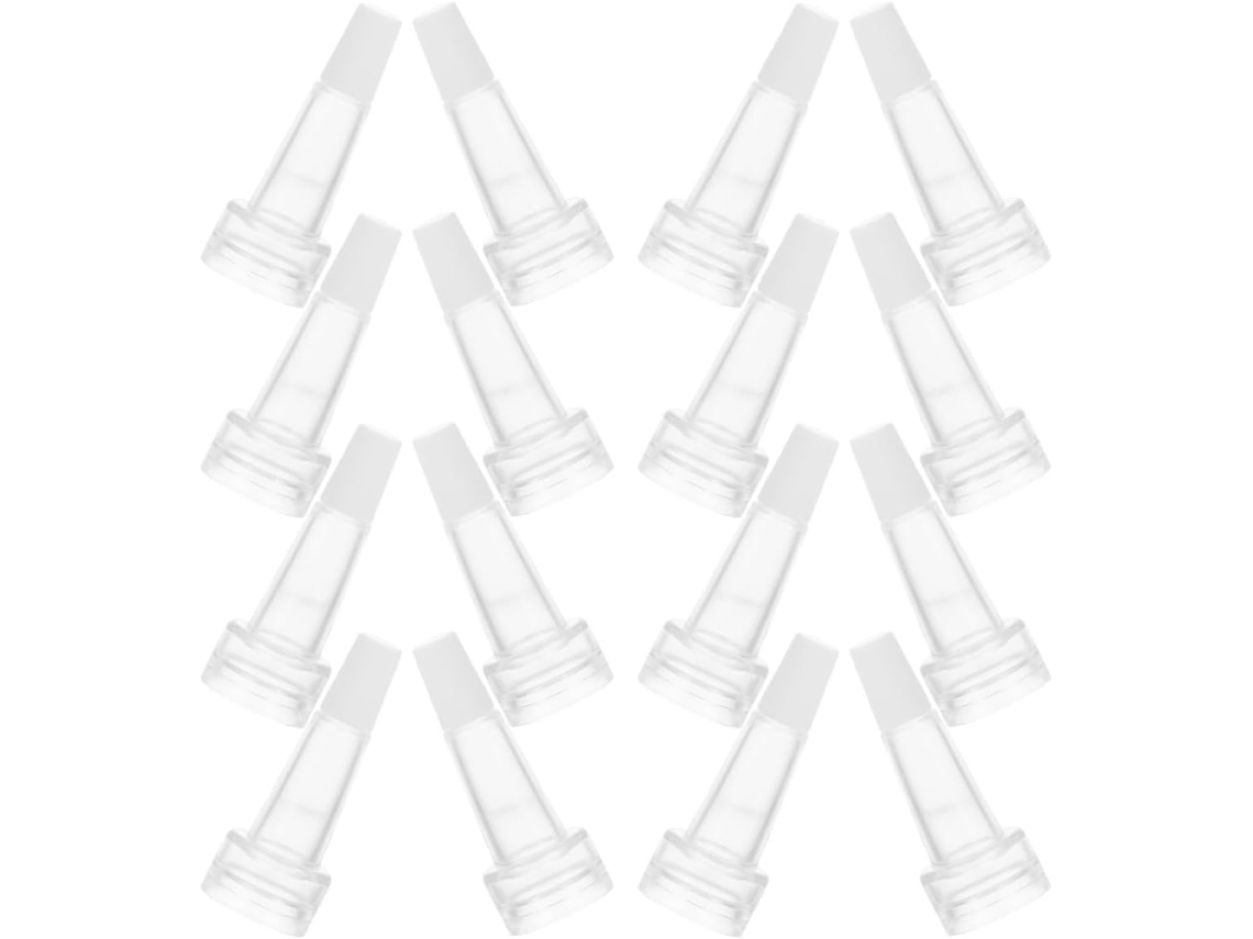 Conjunto De 50 Tampas De Plástico Transparente Para Gasolina, Compatíveis Com Frascos, Garrafas E Cabeçotes.