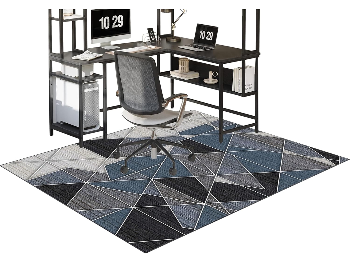 Tapete Protetor Piso Gamer 80 X 100 Cm Piso Parquet Xunzheng