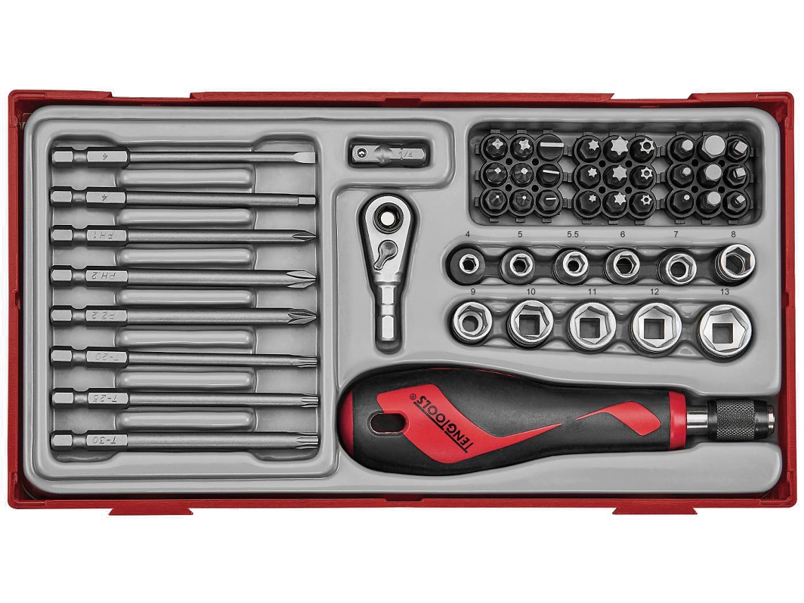 Mala TENGTOOLS 284790102 Tc-6T01 com 114 ferramentas de serviço