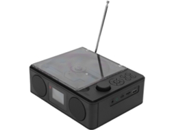 Leitor Cd Portátil Jectse, Com Bluetooth, Controle Remoto, Temporizador E Rádio Fm, Ideal Para Casa E