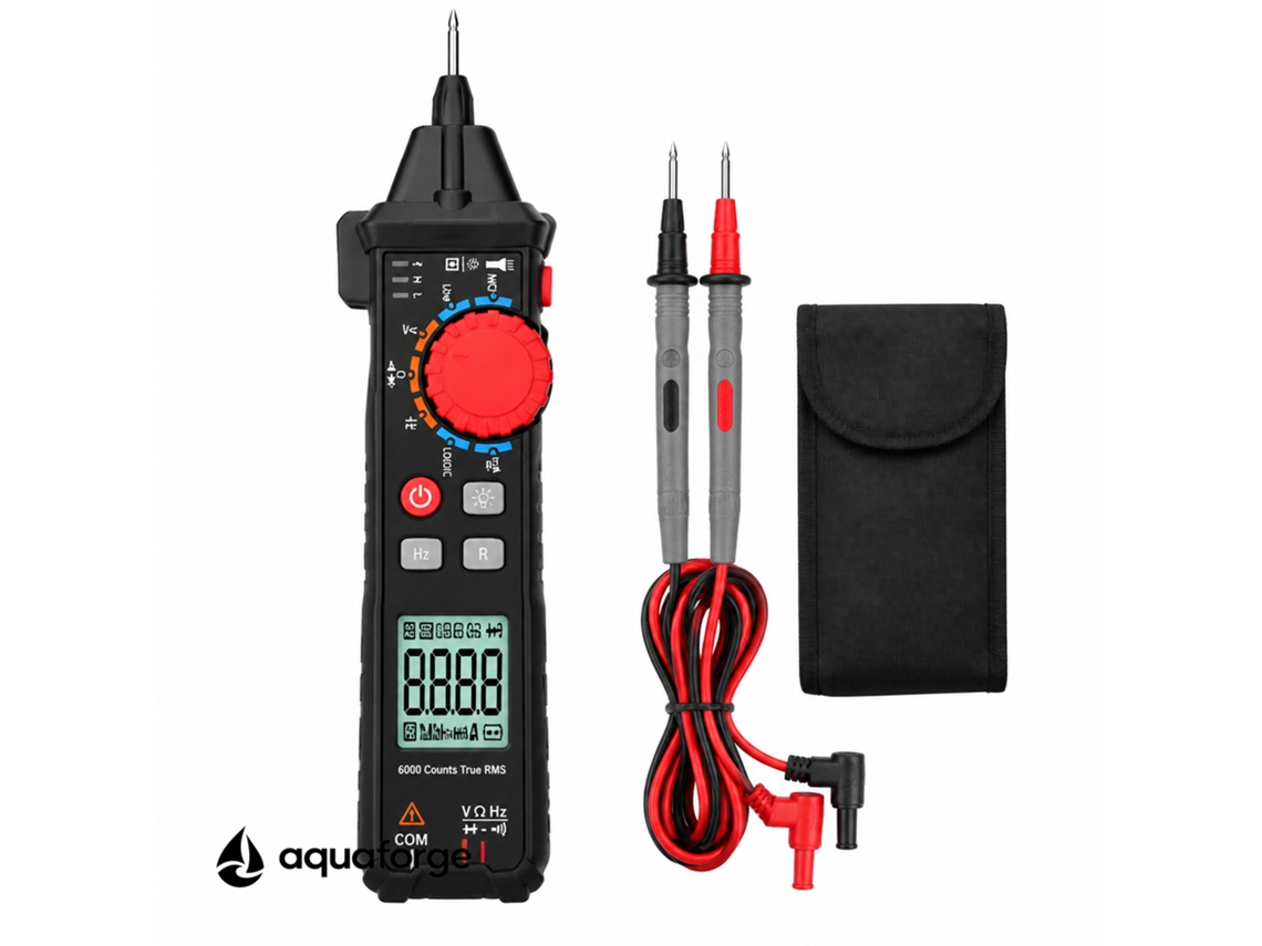 Multímetro Digital Aquaforge Ta802a, Escala Automática, Teste De Diodos