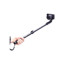 Palo Selfie Extensible Portátil De Aleación De Aluminio Con Soporte Para Teléfonos Y Cámaras, Compatible Con Iphone Y Android, Ligero Y Profesional