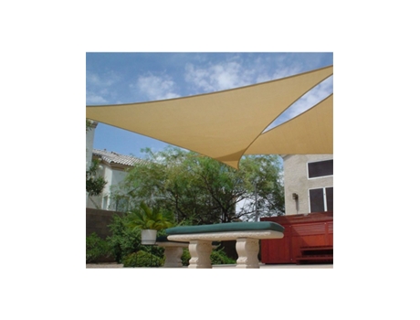 Toldo Vela Triangular Verde 150 gr/m2 5 x 5 x 5 metros