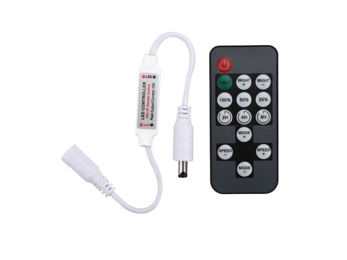Controlador Remoto Sem Fio De 14 Teclas Controlador De Intensidade De Luz Led Rgb Sunny Spaces